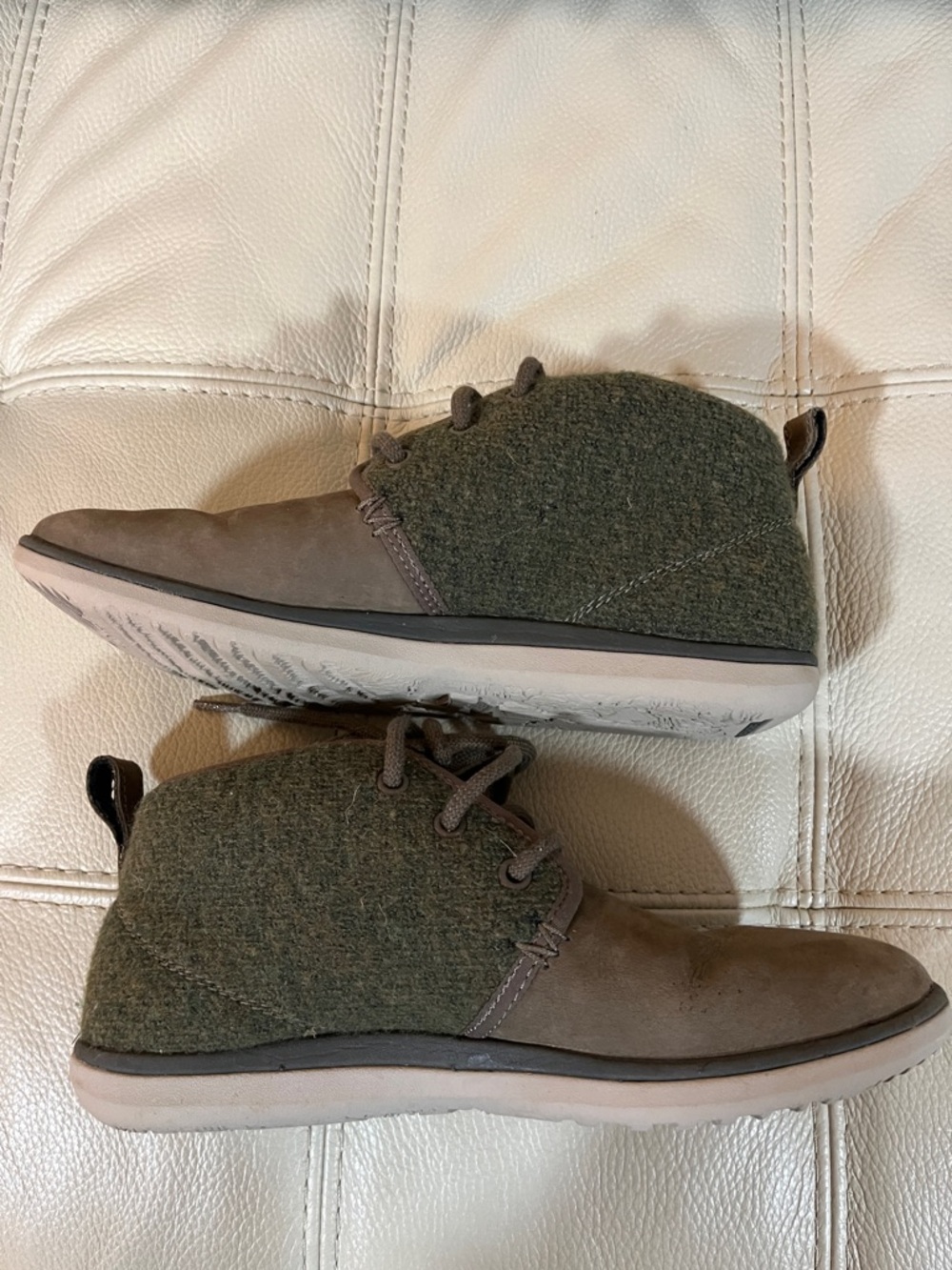 Merrell Olive Green and Brown Chukka Boots Size 8